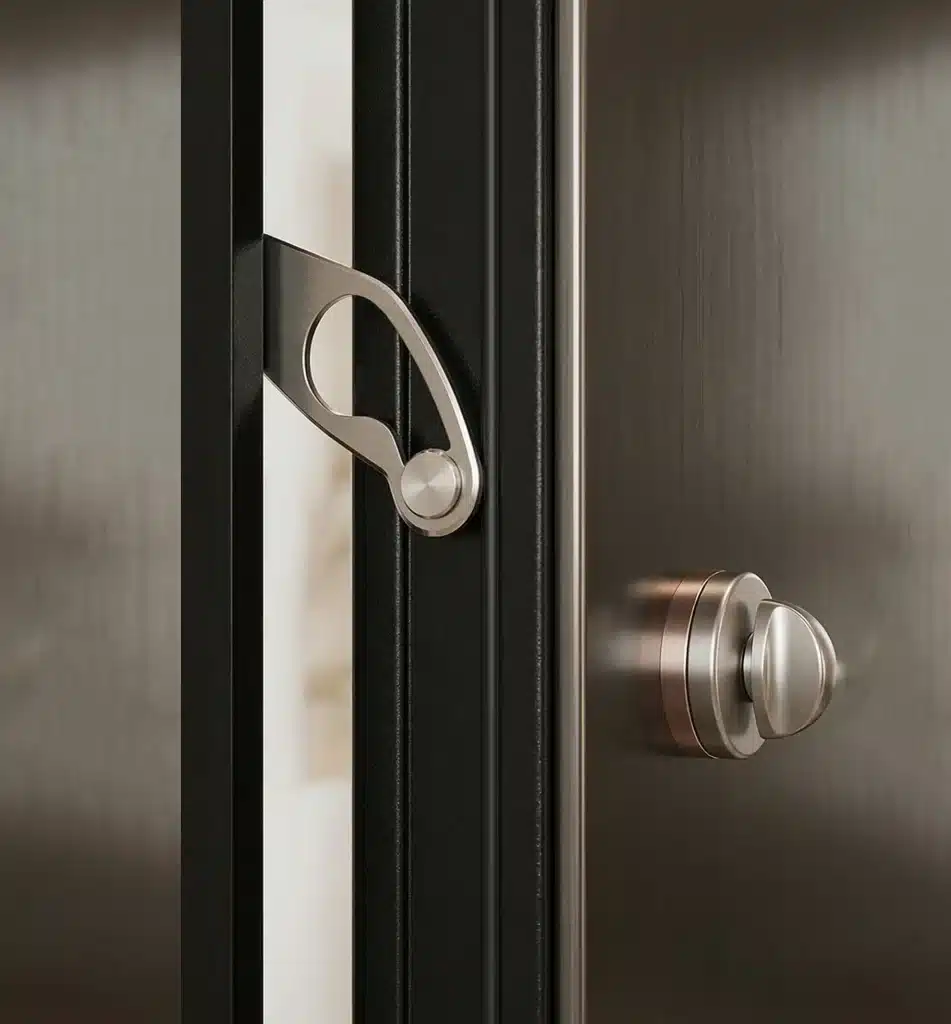 limitatore di apertura porta blindata