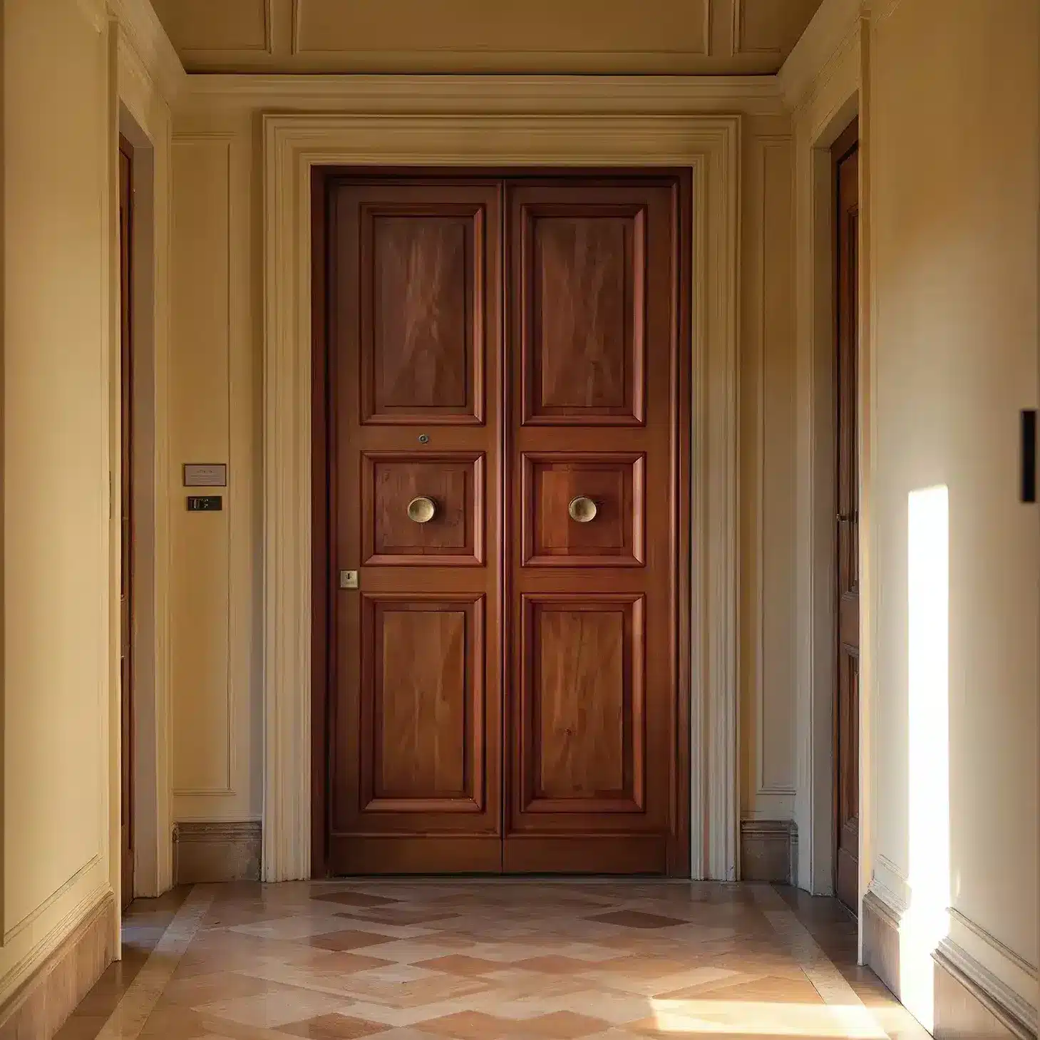 porta blindata da due ante a un anta
