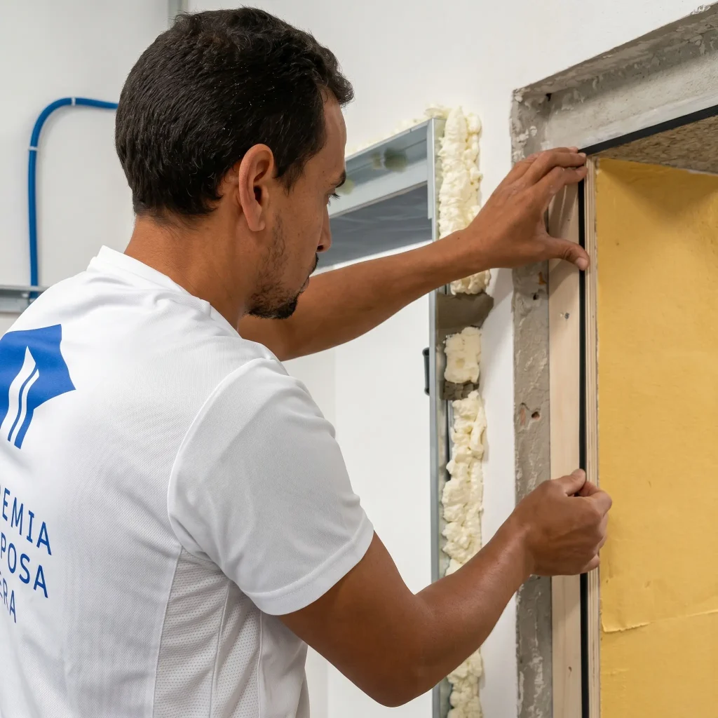 come installare un controtelaio di una porta blindata