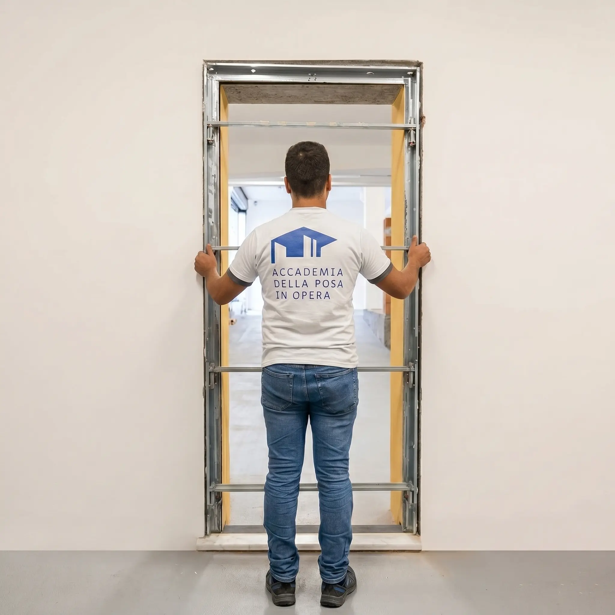 installazione controtelaio porta blindata