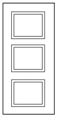 Pannello pantografato LEGNO - FB1 in Linea Incisi per porta blindata Ariete