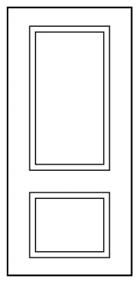 Pannello pantografato LEGNO - FB2 in Linea Incisi per porta blindata Ariete