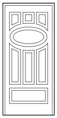 Pannello pantografato ME14S in alluminio per porta blindata Ariete
